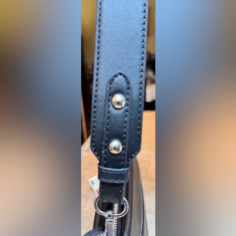 Valentino Orlandi Black Vegan Leather Purse. NWT - Picture 9 of 14